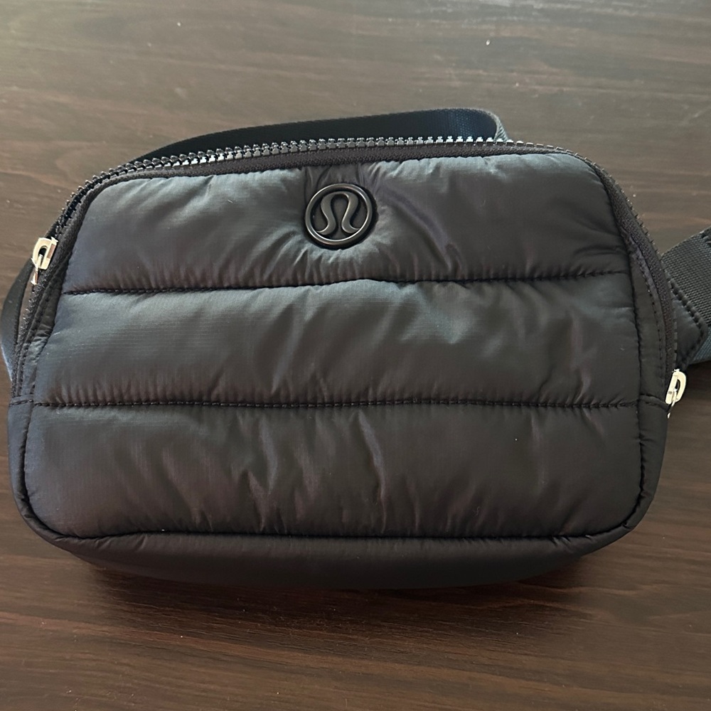 lululemon athletica Quilted Black Belt Bag